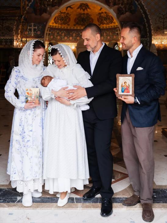 Катерина Шпица крестила маленького сына: фото Катерина Шпица крестила маленького сына: фото